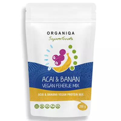 Bio Acai-Banán Vegán Fehérje Mix 200g