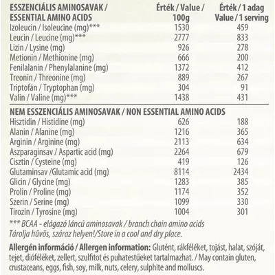 VEGAN PROTEIN – Vanília ízű 500g