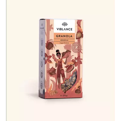 Viblance Granella Mogyorókrémes Granola 275g