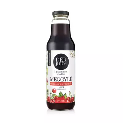 DÉR Juice 100% meggylé (0,75 l)